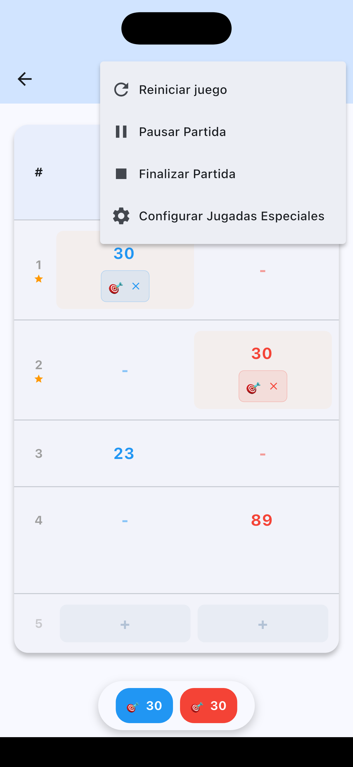 Pausar o finalizar